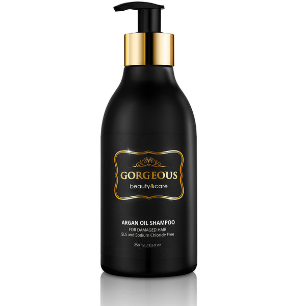 Argan Oil Shampoo For Damaged Hair sls free 8.5 FL.Oz .by Gorgeous new